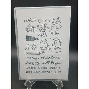 Lawn Fawn Toboggan Together Stamp set And Die Set